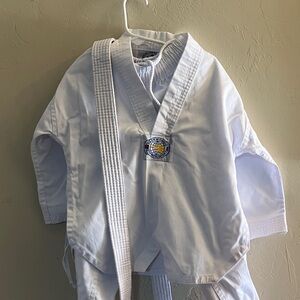 Kids White Martial Arts Pajamas